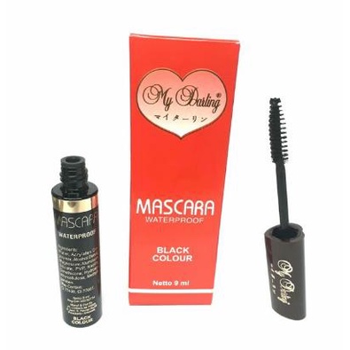 * NCC * My Darling Maskara Mydarling Eyeliner Black Waterproof Mascara Hitam Kosmetik Mata - Netto 9 ml