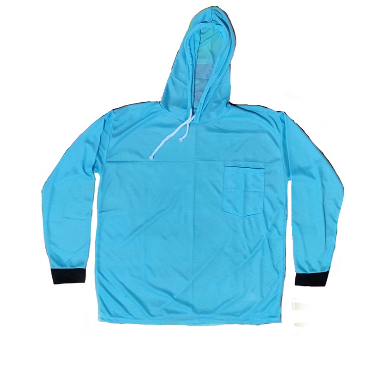 [COD] Baju Kaos Hoodie Atasan Polos Lengan Panjang Ber Tudung Pria Kaos Tani Bertudung Kaos Sawah Be