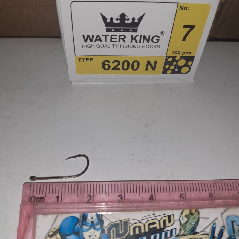 Kail pancing water king size 7 / Mata Pancing size 7 isi 100pcs
