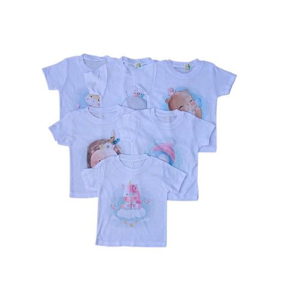KAOS OBLONG ANAK/ KAOS SETALI ANAK (PUTIH)