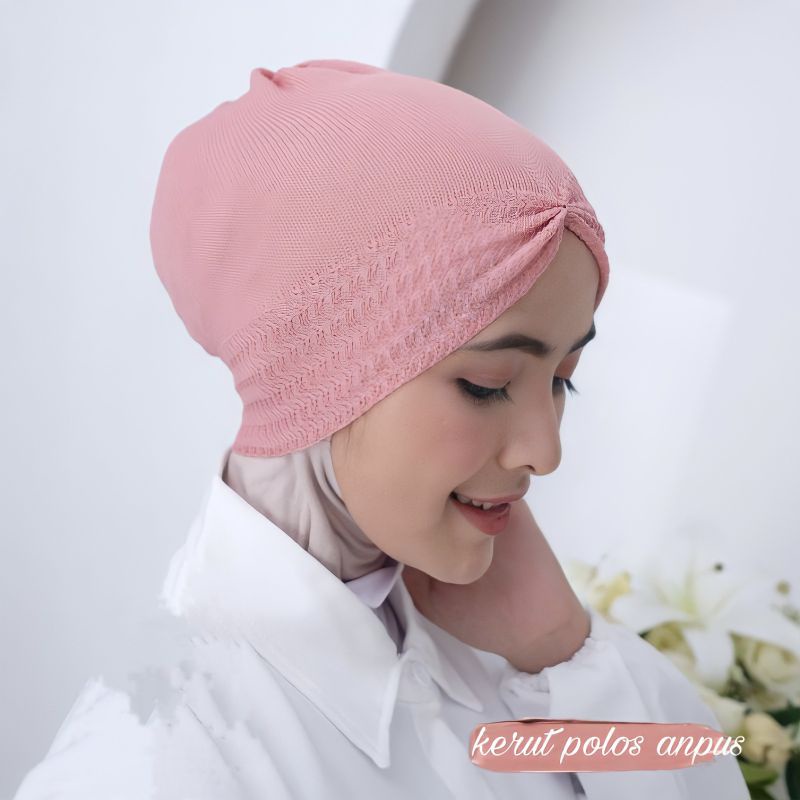 CIPUT RAJUT KERUT polos  anti pusing termurah RIRIN KERUT