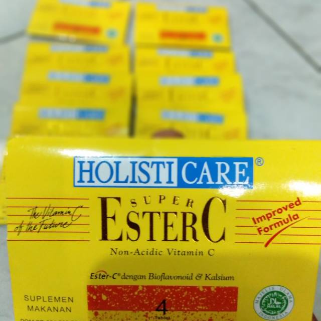 Holisticare ester c tablet isi 4 multi vitamin