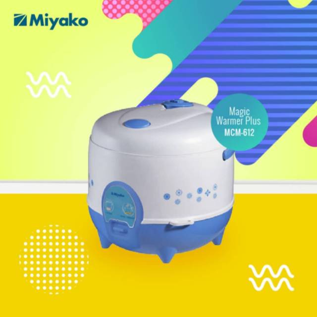 MAGIC COM MIYAKO MCM 612 / MCM 512 KAPASITAS 1.2 LITER