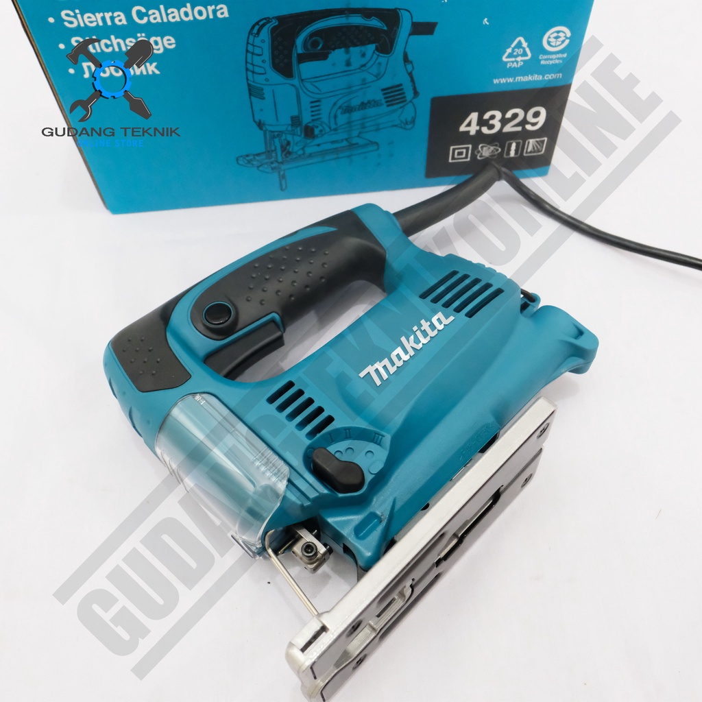 Mesin Jigsaw MAKITA 4329 / Jig Saw Makita 4329 - Mesin Gergaji Kayu Triplek Mika