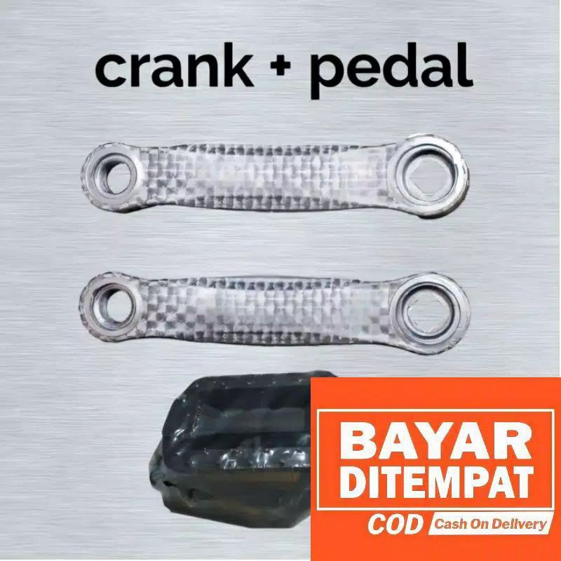 CRANK PEDAL SEPEDA LISTRIK SUPER RIDER