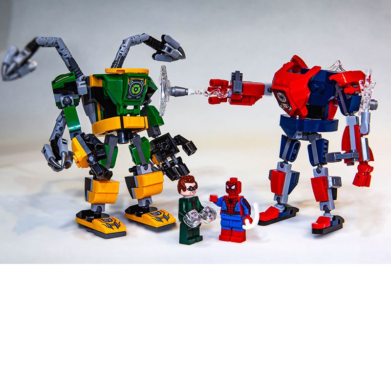 Man Spider Dr Transformers Gurita Mecha Wars Blok Bangunan Rakitan Anak