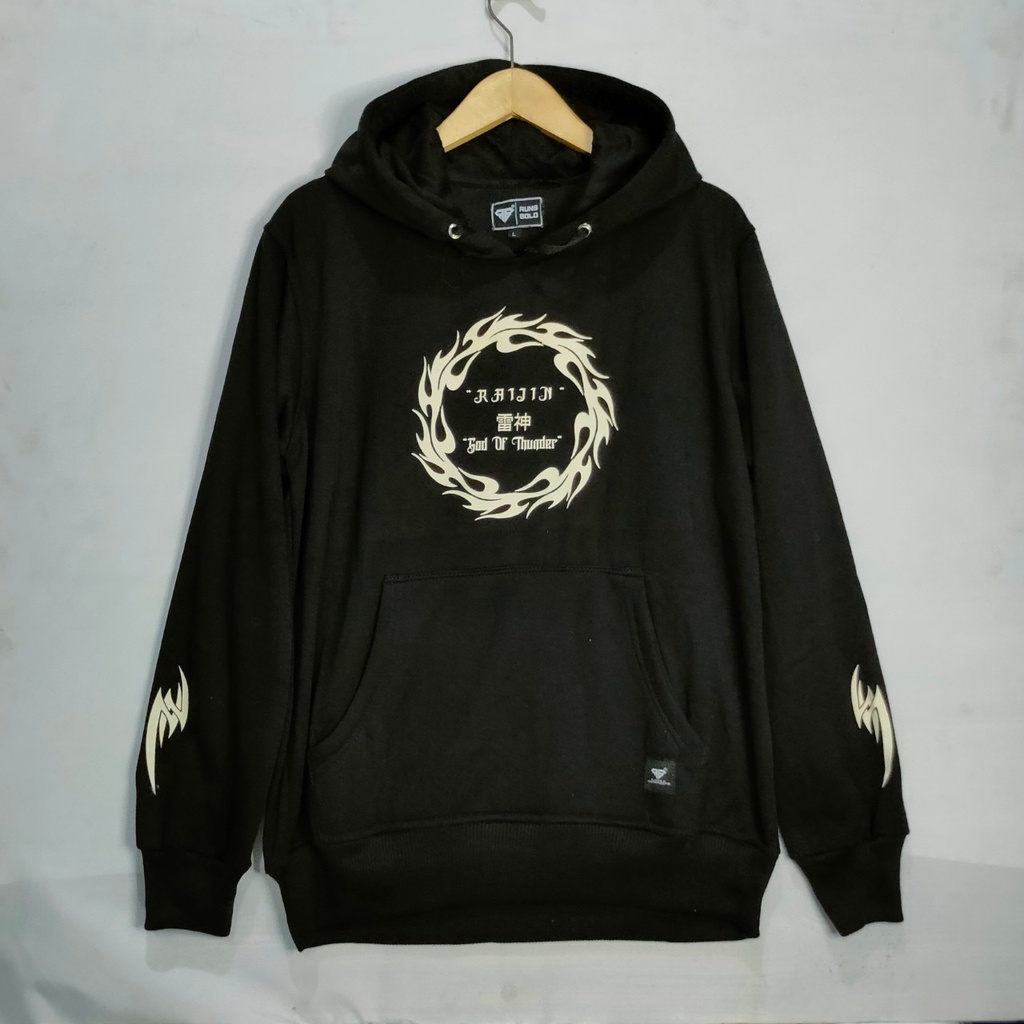 HOODIE RAIJIN GOD OFF THUNDER / SWEATER HOODIE BASIC HNM / SWEATER HOODIE H&amp;M / HOODIE POLOS