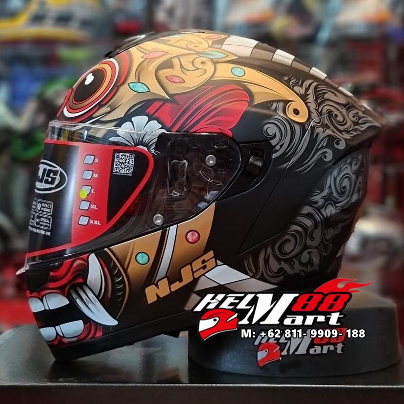 NJS ZX-1 BARONG Helm Full Face Helm NJS ZX1 Barong Special Edition