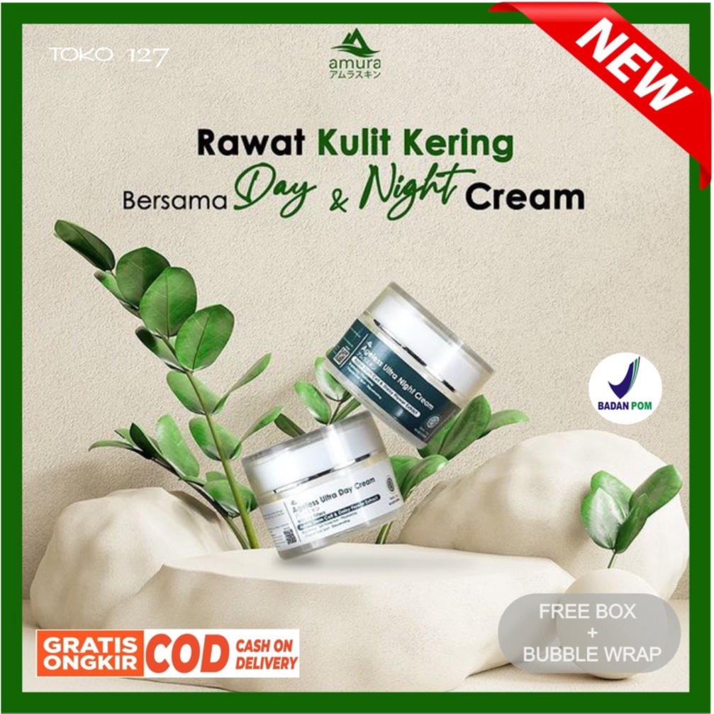 AMURA DAY & NIGHT CREAM Skincare scincare Wajah Original BPOM COD