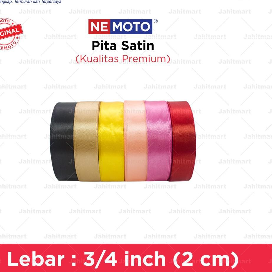 

STOCK BARU!!-315 PITA SATIN 3/4 INCH - 2CM PER ROLL