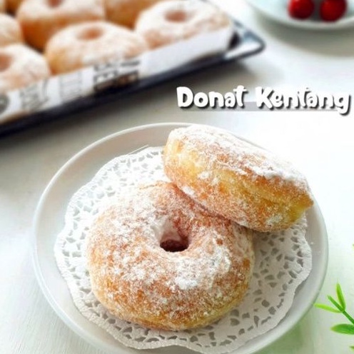 

Donat kentang 10 pcs lembut halal donut siap saji snack makanan manis 10 pc murah bandung enak