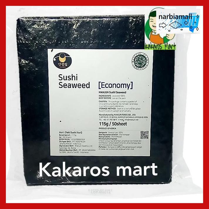 

U8Tyuj7- Manjun Yaki Sushi Nori Economy Grade 50'S E4Wr46-