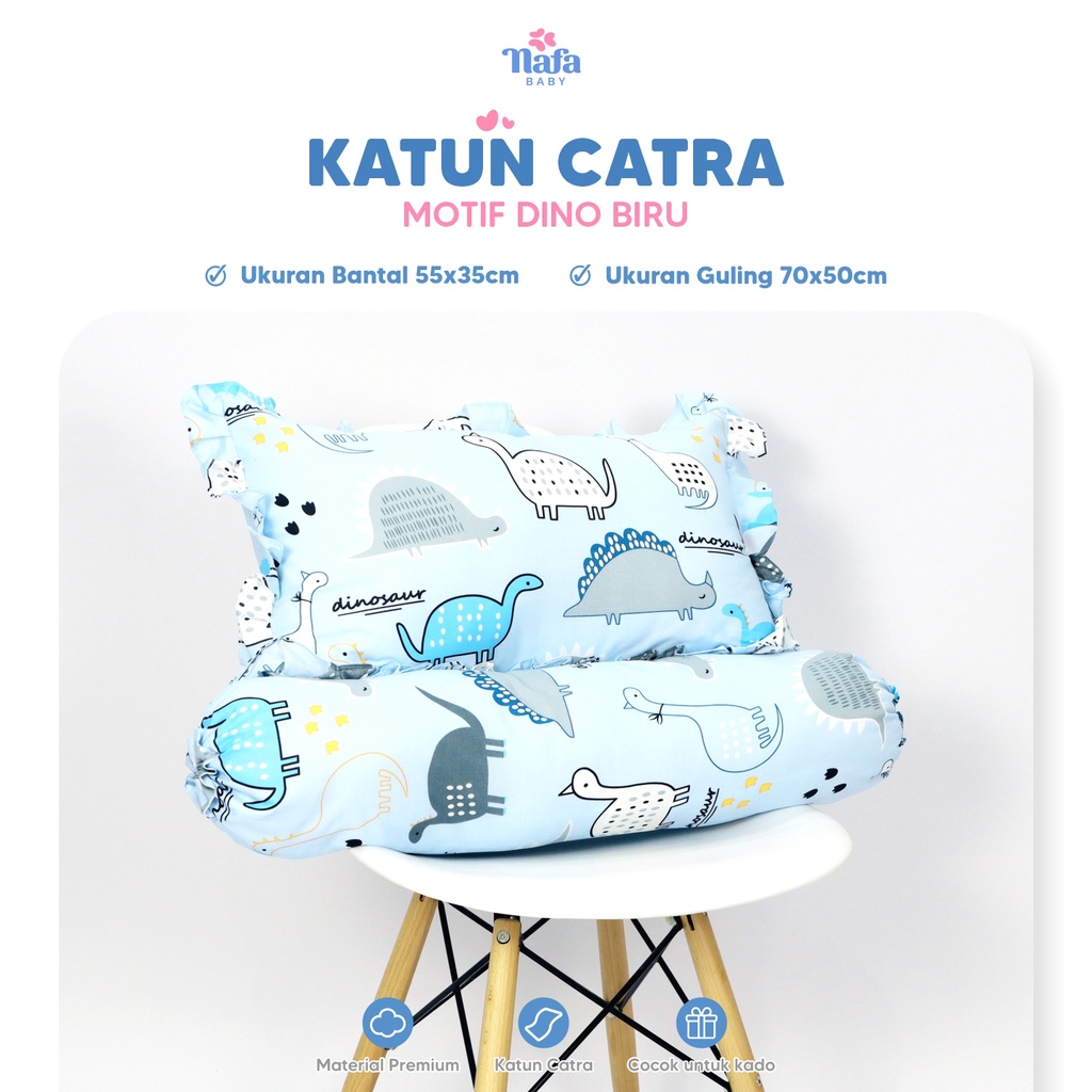 NAFA BABY - READY Sarung Bantal Guling Balita | Anak Toddler BAHAN KATUN