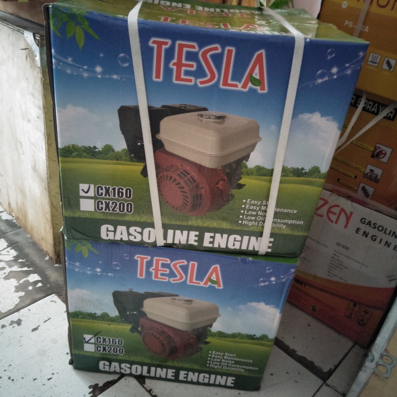 Mesin Penggerak Bensin TESLA Gasoline Engine 5.5HP 160 GX Serbaguna