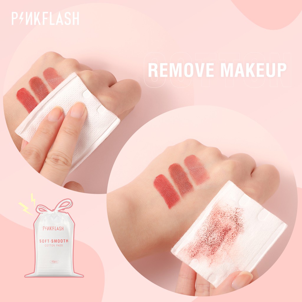 PINKFLASH Makeup Cotton Pads / Kapas Wajah facial cleansing