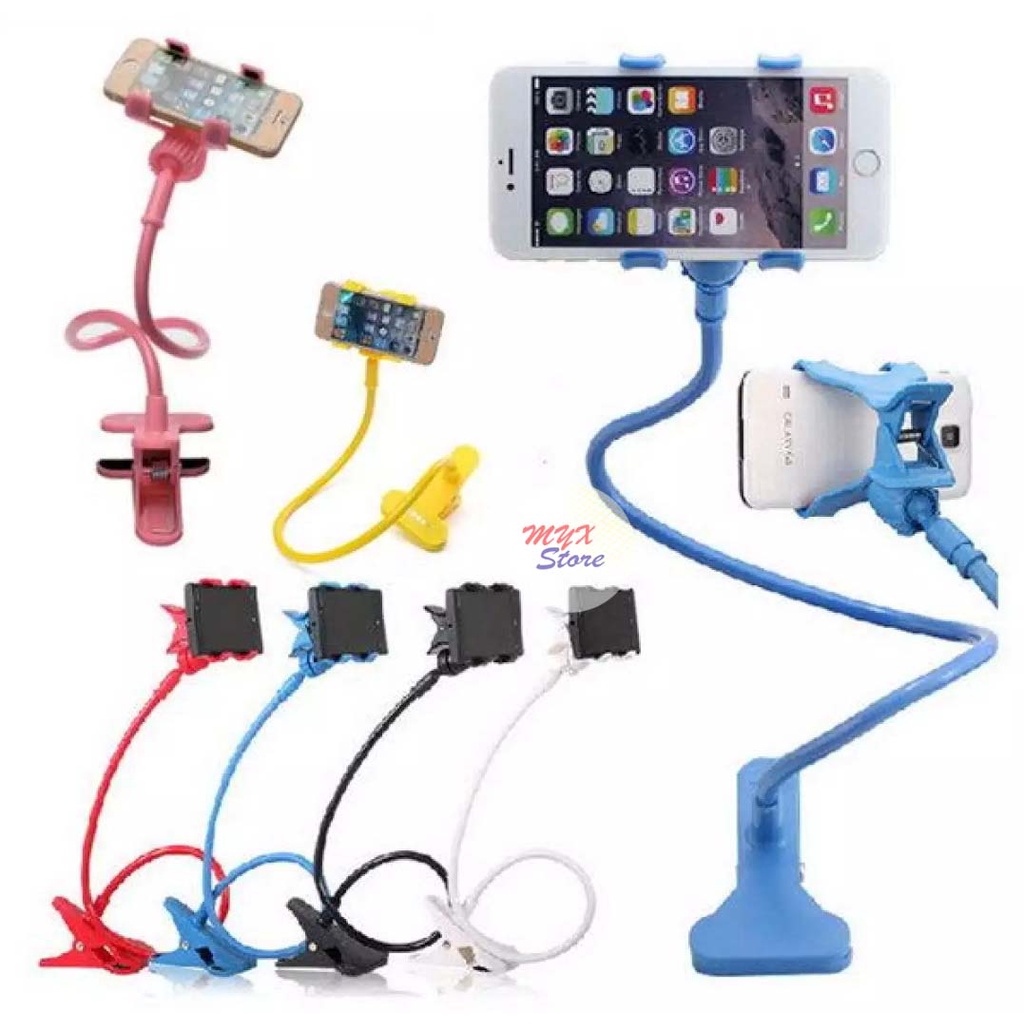 LazyPod 2 Lazy Pod Clip Phone Holder Jepit Narsis Termurah Holder Lazy Pod Serbaguna MYX Store