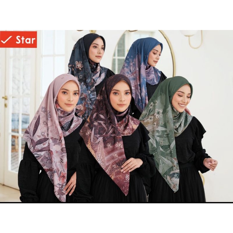 HIJAB VOAL LASERCUT PREMIUM  OXANA SERIES