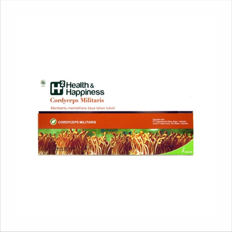 H2 HEALTH &amp; HAPPINESS CORDYCEPS MILITARIS ISI 30 CAPS