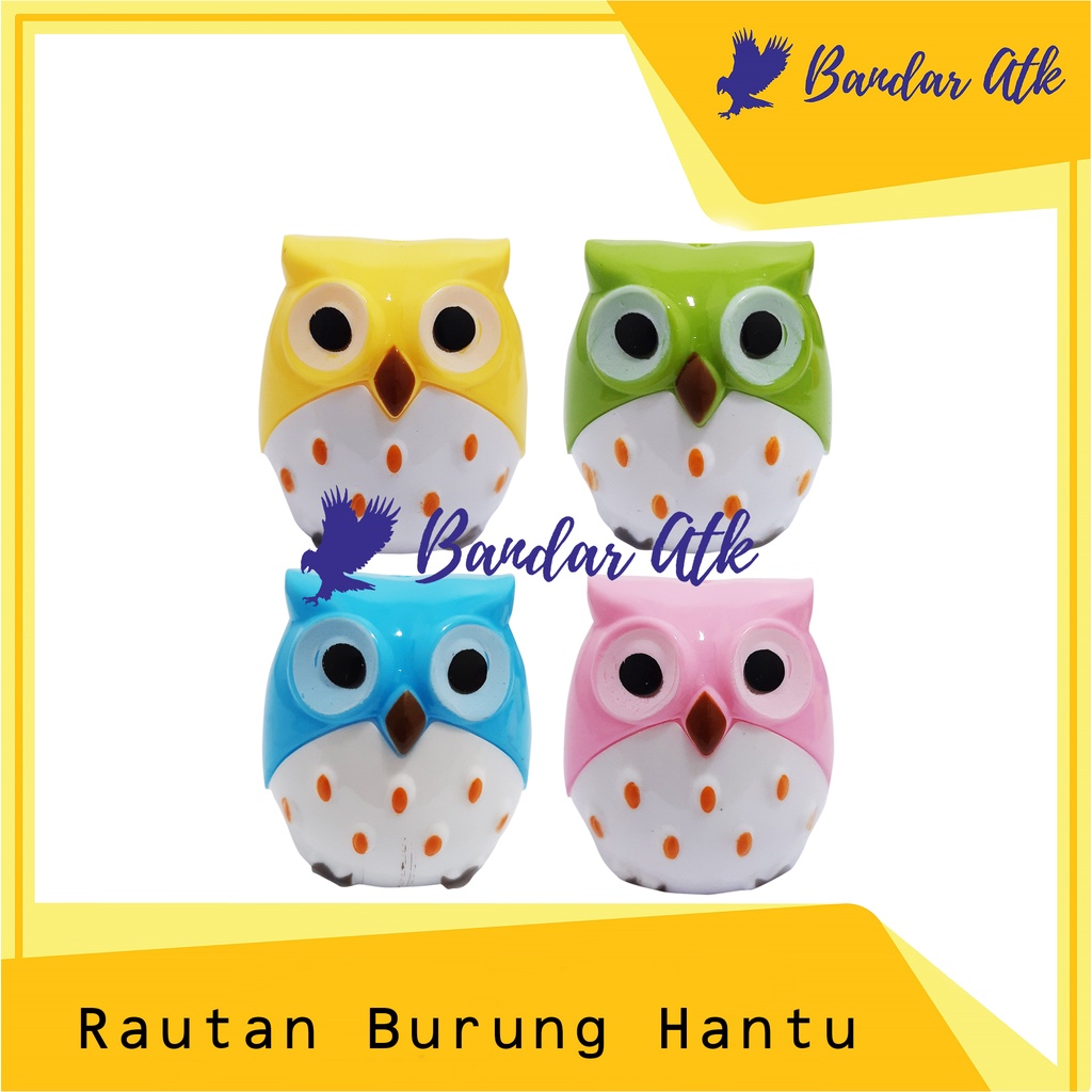 

XIAOLINGJING Rautan Serutan Pensil Sharpener Pencil Cute Owl [1 PCS]