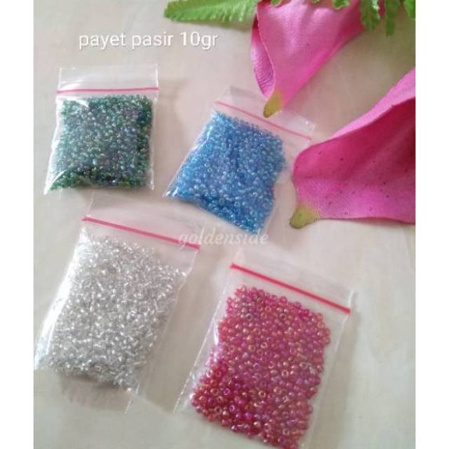 Payet Pasir, Monte pasir per 10gram