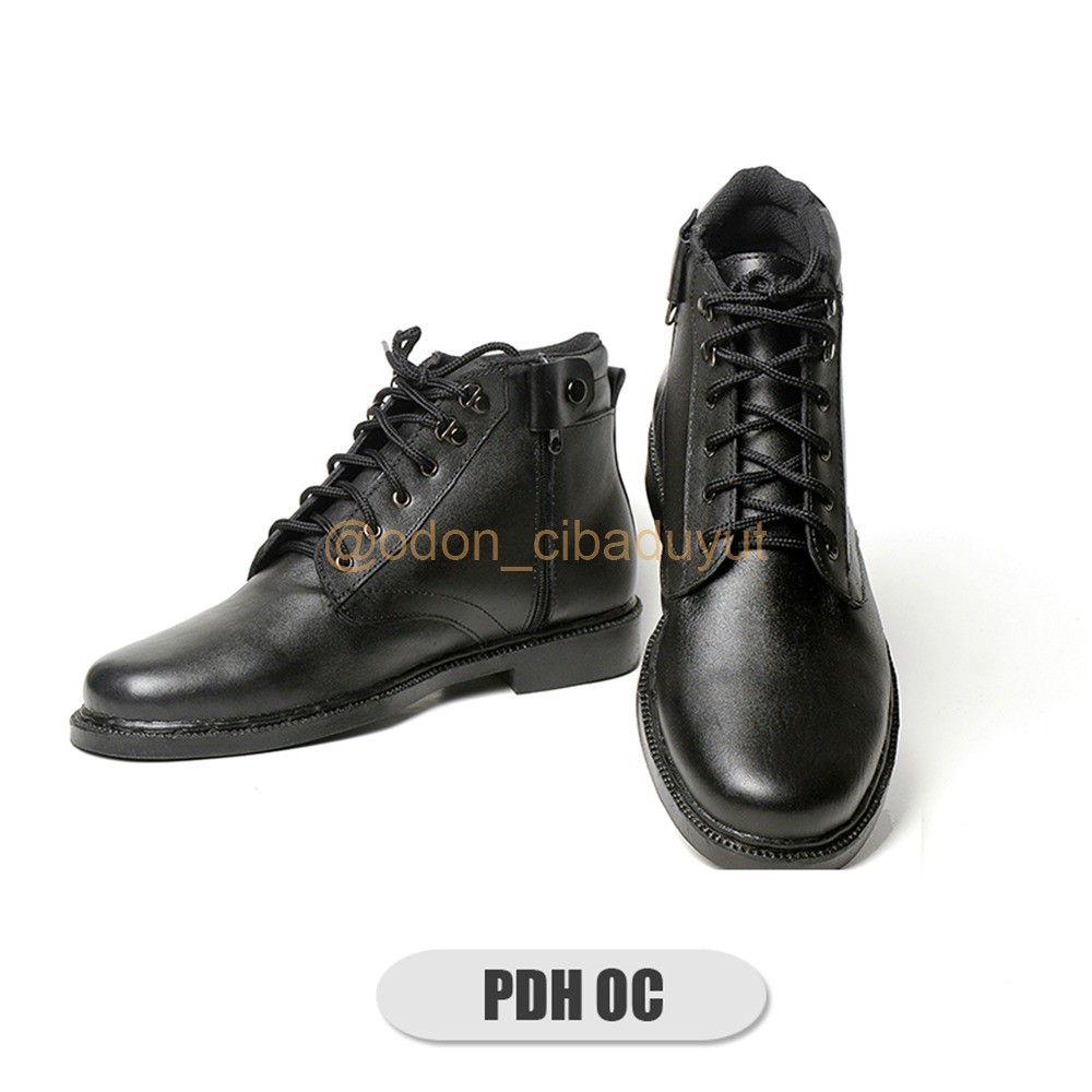 SEPATU PDH SECURITY KULIT ASLI