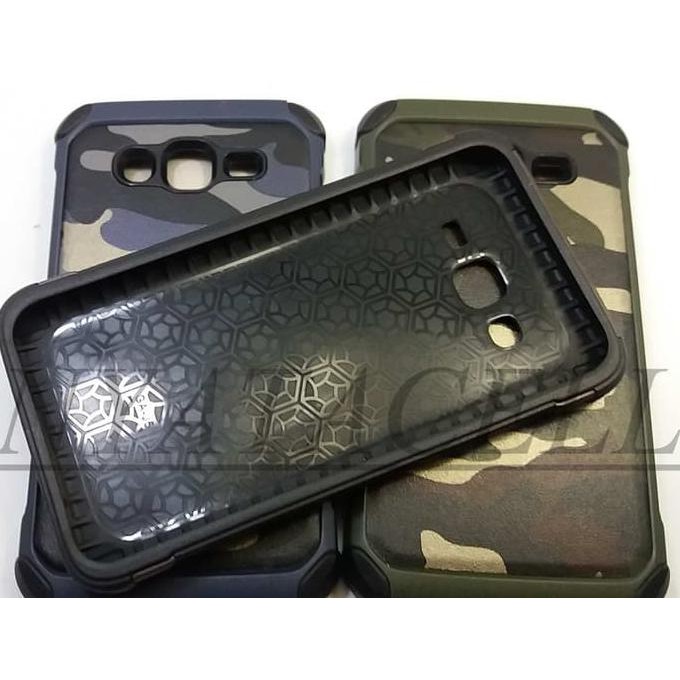 NEW CASE ARMY SAMSUNG J5 J500/2015 SOFT+HARD SLIM BACK COVER/SPIGEN/ARMOR - COKLAT MILENIA