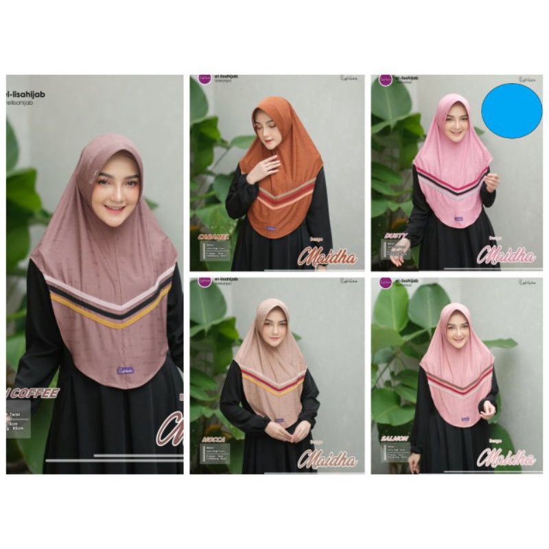 Hijab instan BERGO MAYDA original EL-LISA HIJAB disc 20% order reseller