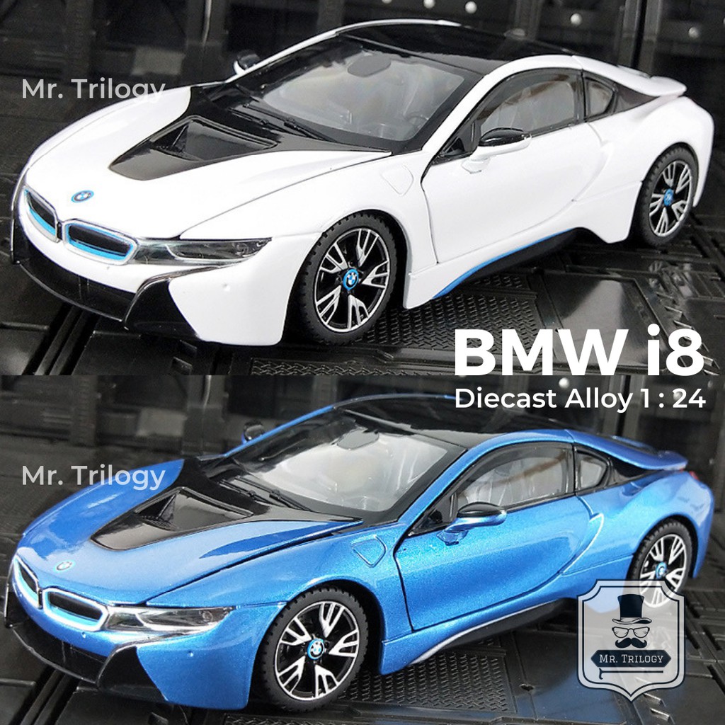 MAINAN DIECAST MOBIL BMW I8 KEREN MURAH BERKUALITAS HADIAH BERAGAM WARNA