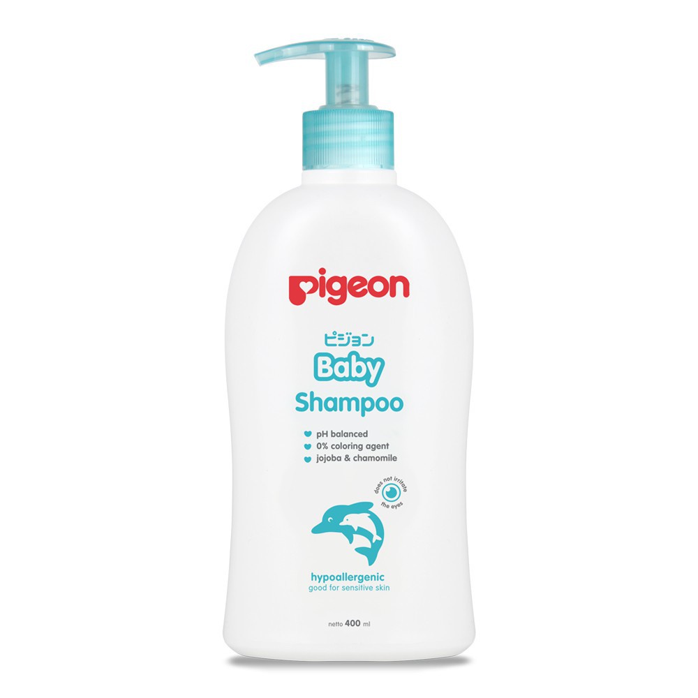 PIGEON BABY SHAMPOO 400ML PUMP FREE BABY LIQUID SOAP 200ML