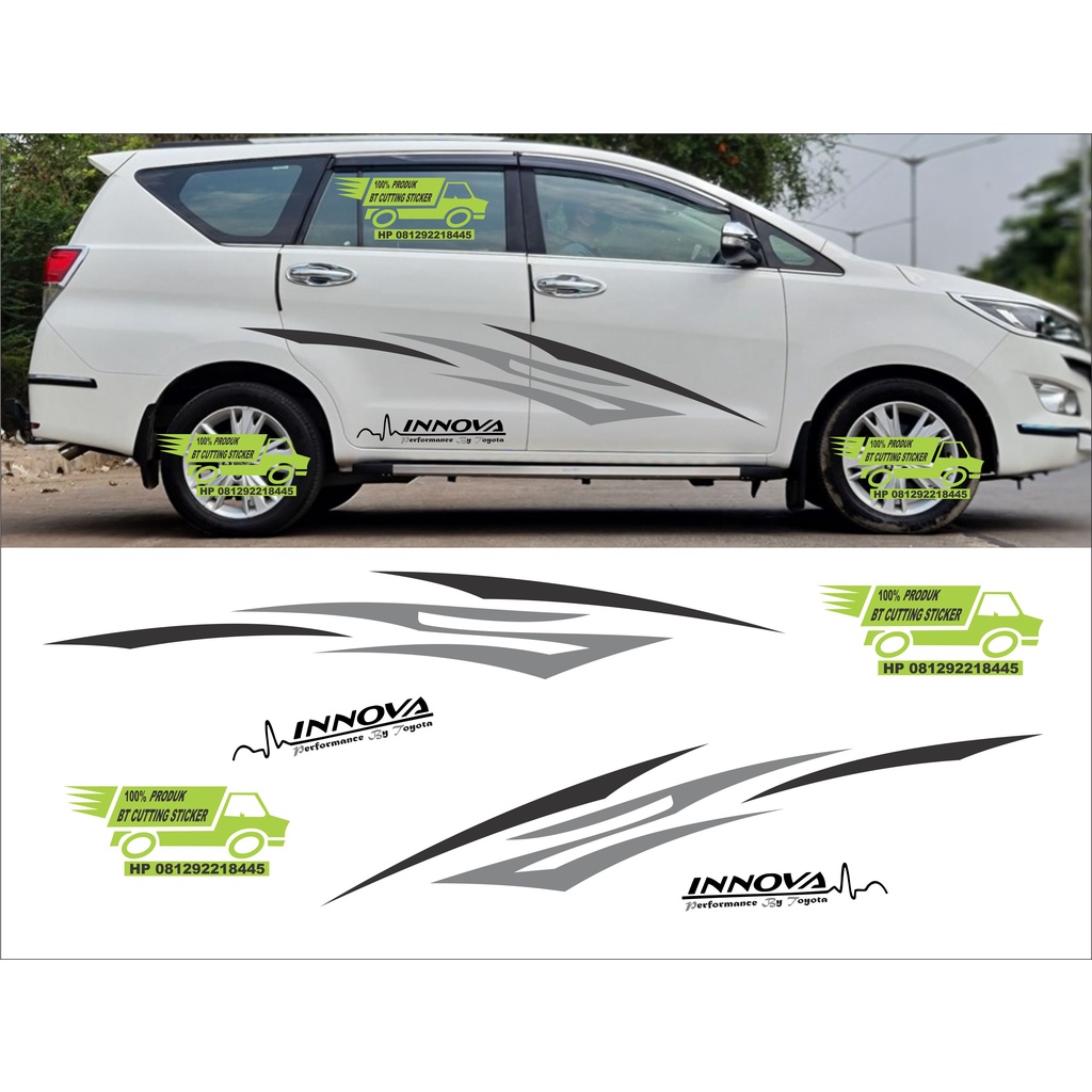 BT sticker innova stiker innova sticker toyota innova sticker mobil innova car sticker innova stiker