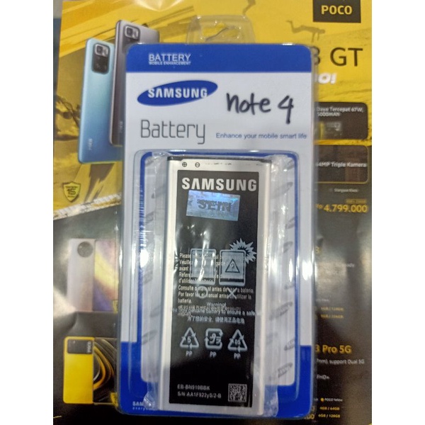 Baterai Samsung Note 4