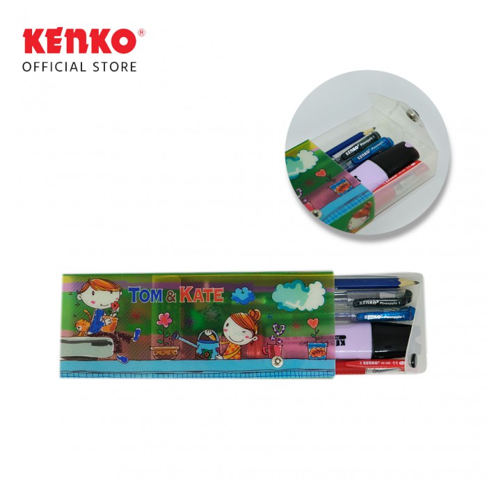 

Tempat Pensil Kotak / Pencil Case KENKO PC-0719 Random Color