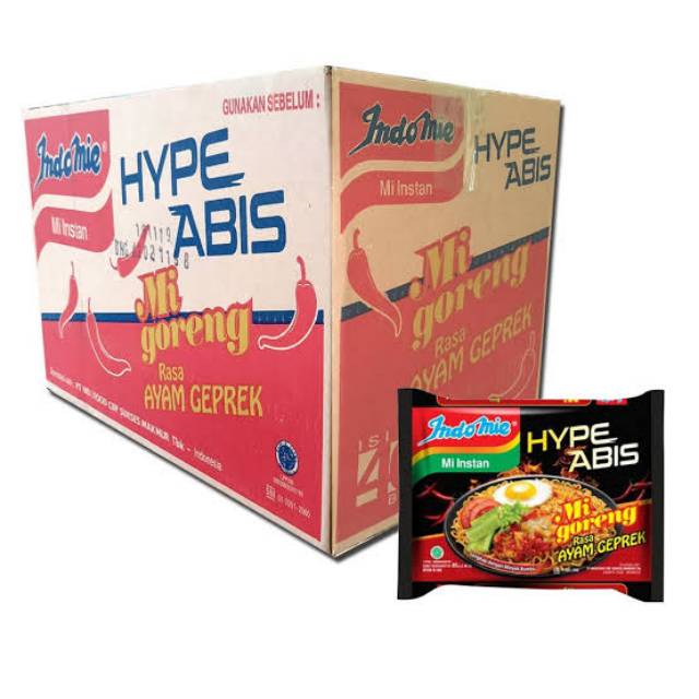

Indomie Ayam Geprek 1 dus 40 pcs