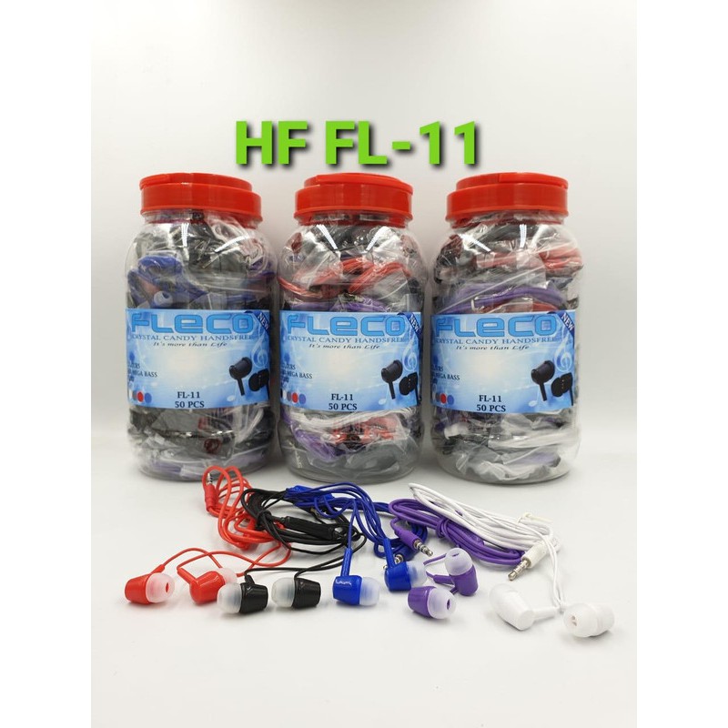 Fleco Headset Handsfree HF FL-11 FL11 FL 11- 1 toples isi 50 pcs