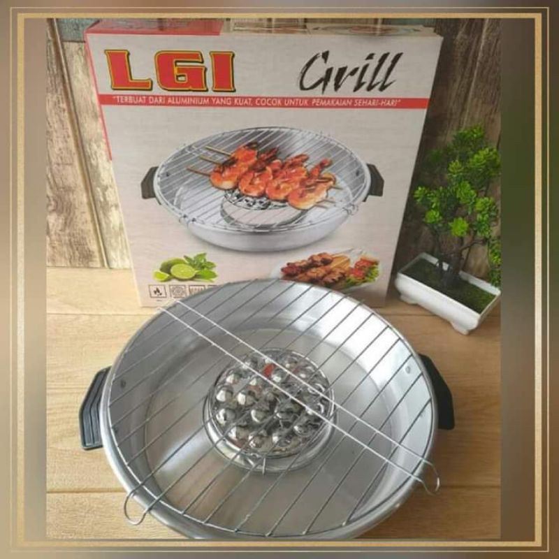 ( KJO )Panggangan Grill Pan Bulat Alat Pangangan BBQ Kenzjayaolshop