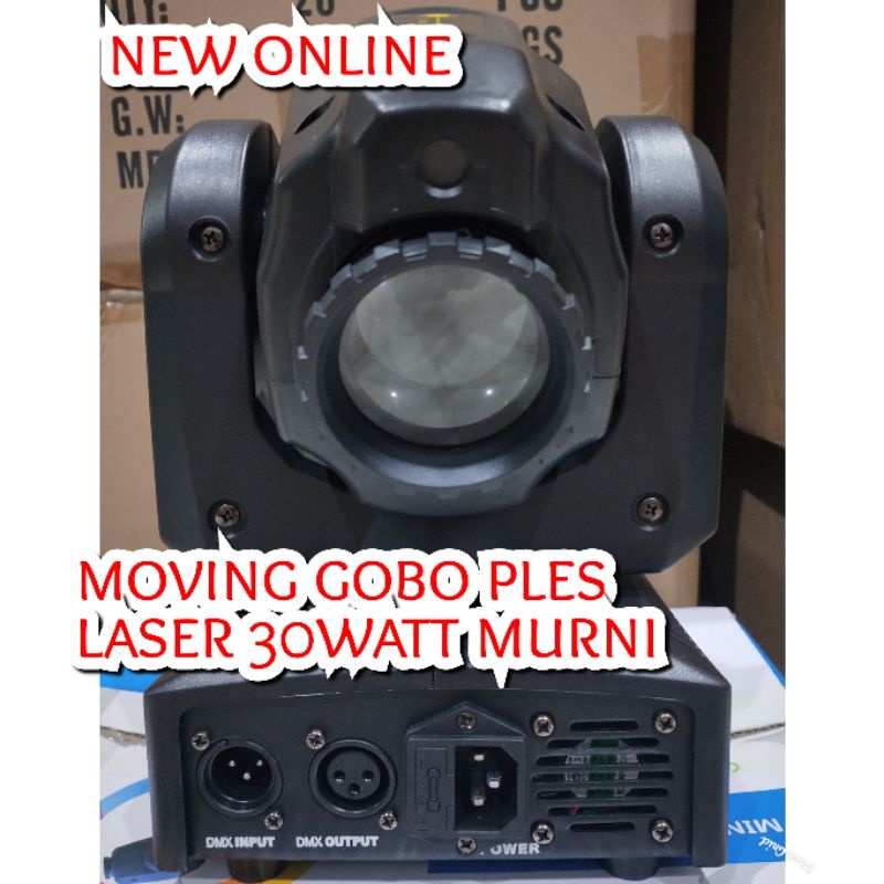 MOVING BEAM GOBO PLES LASER 30WATT MURNI