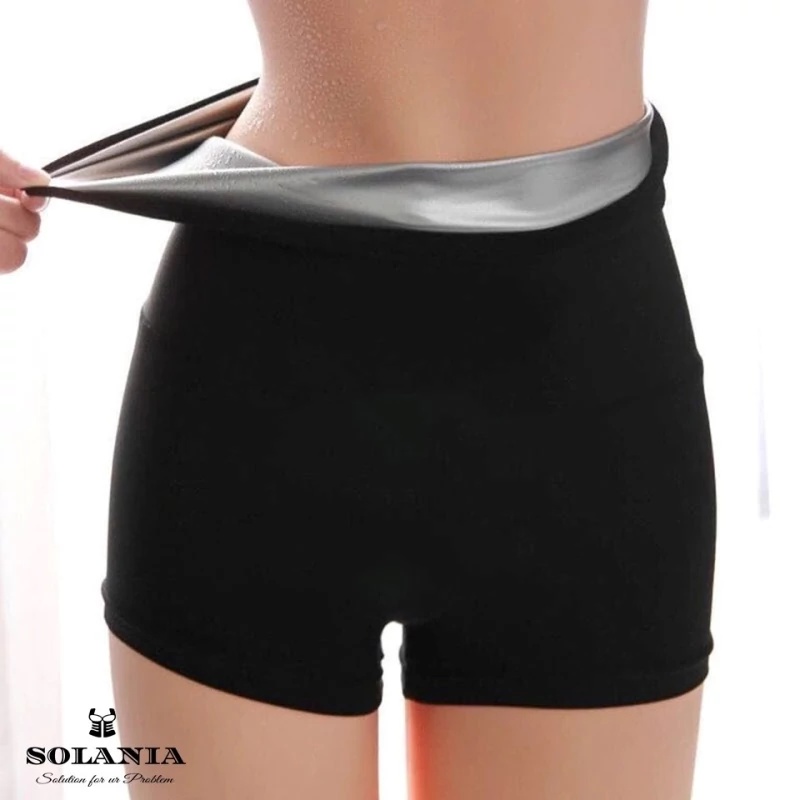 Celana Sauna Pembakar Lemak Full Silver High Waist Sepaha SOLANIA