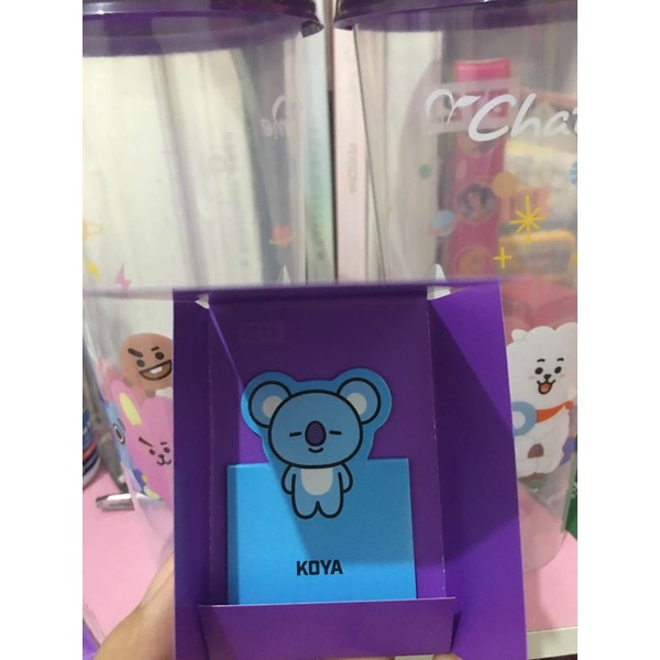 WTT magnet Chatime x BT21 koya