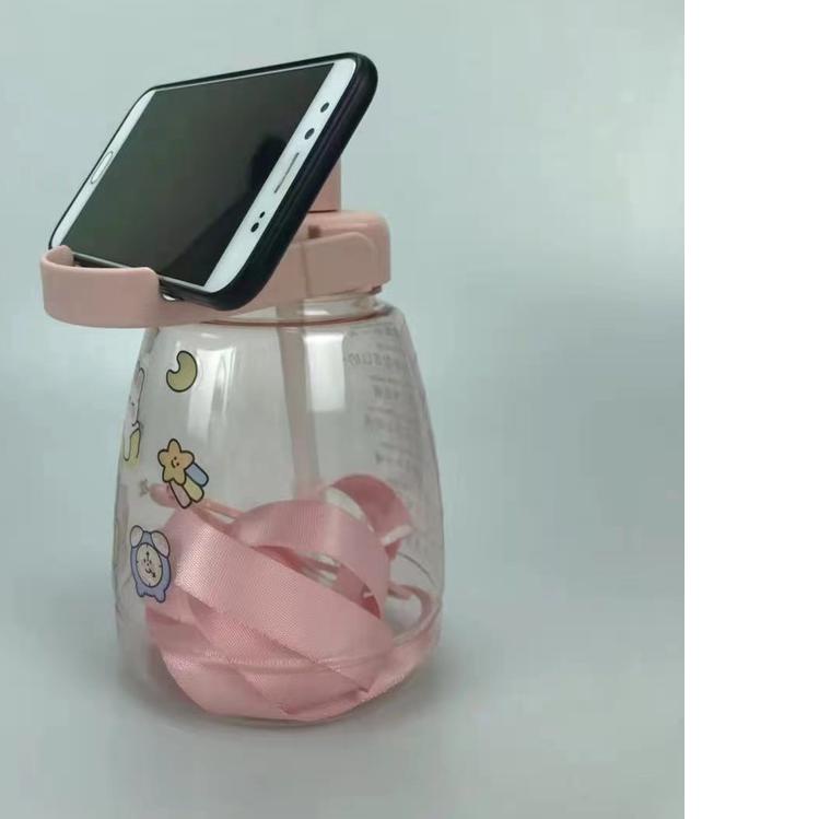 ➬ H486 Big Belly Water Bottle / Botol minum anak + Stiker , Tali , Dan Handle ℗