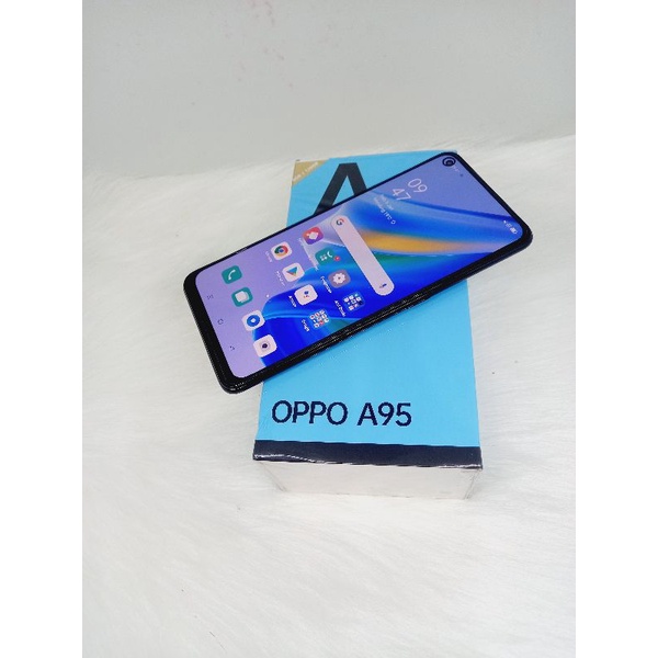 Oppo A95 Ram  8 Rom 128Gb ( SECOND ) hp handphone seken bekas lengkap murah bisa cod banjarmasin-5