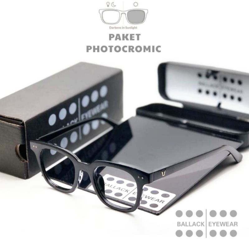 Frame Kacamata Ballack Eyewear The Oppa Kacamata Minus Anti Radiasi Kacamata Fashion Photochromic Bl