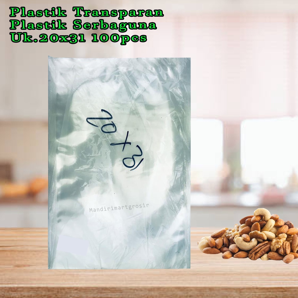 Plastik Serbaguna *Plastik Transparan * Uk.20x30 * 100pcs