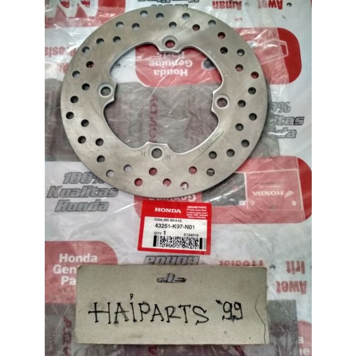 PIRINGAN CAKRAM BELAKANG - PCX 150 PCX150 K97 ASLI HONDA 43251K97N01