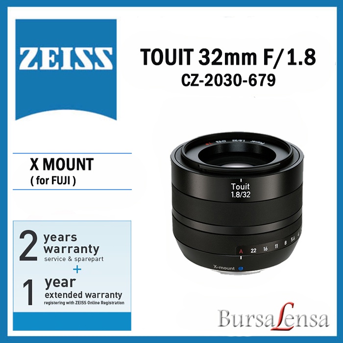 Zeiss Touit 32mm f/1.8 for Fujifilm X-mount