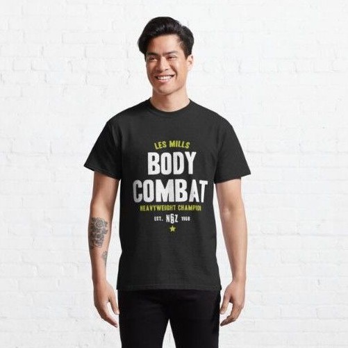 T-Shirt - Baju - Kaos Oblong Les Mills Body Combat - Kaos Muaythai