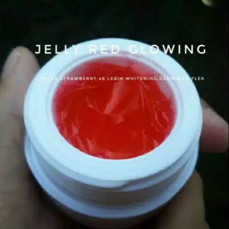 [ TERMURAH ] Jelly whitening glowing red | jelly glowing red | jelly airbutin merah