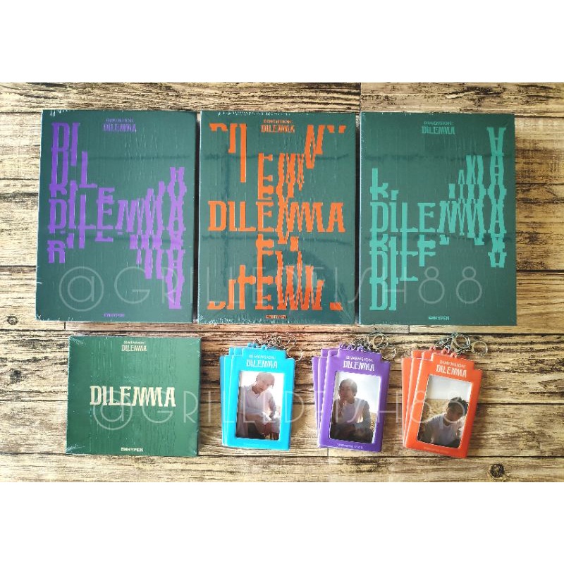 [CEK VARIASI] ENHYPEN Dilemma Album SEALED + POB Weverse + Poster Odysseus Scylla Charybdis Essentia