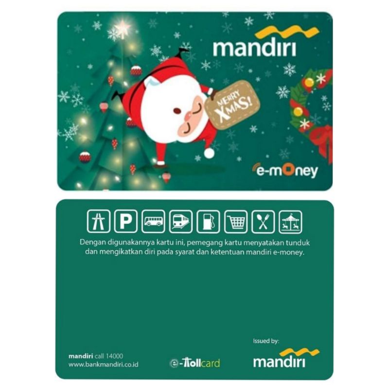 eMoney Special Edition Natal - Christmas Santa Clause /Like Tapcash Flazz eToll or Brizzi