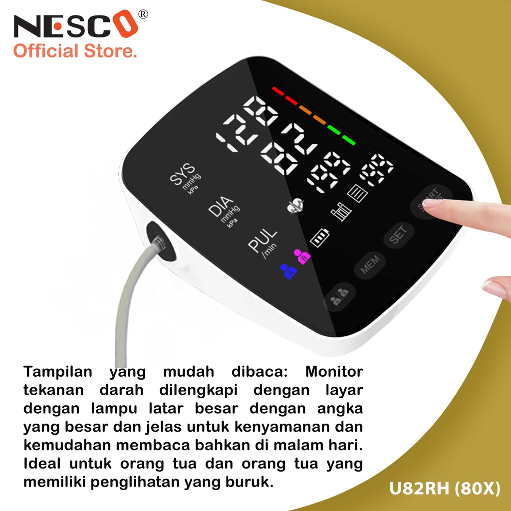 TENSI METER DIGITAL - NESCO U82RH (80X)