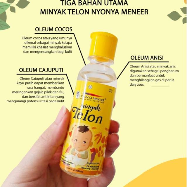 Minyak Telon Nyonya Meneer 100 Original Shopee Indonesia